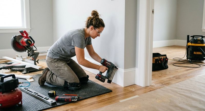 Chair Rail Installation in Kansas City, KS